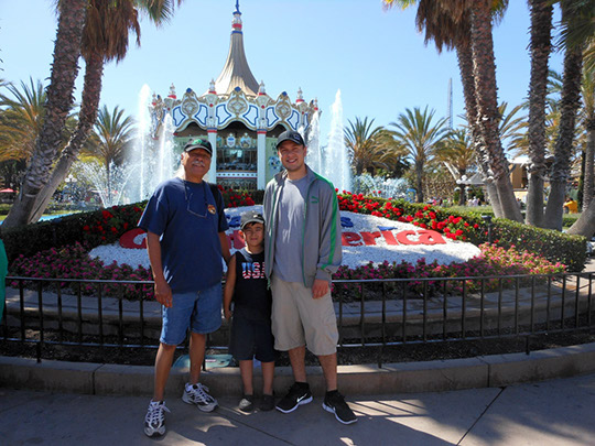 At Great America_001 with Marc